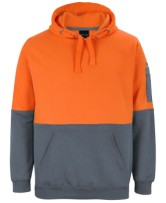 JB's Hi Vis Over Hoodie - Orange/Charcoal 